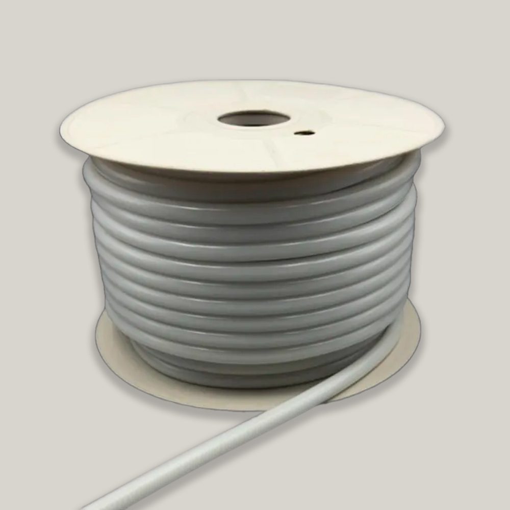 Гибкий неон круглый D14мм, 220V, 120led/m, SMD2835, IP65, Дневной белый 4000К, LP