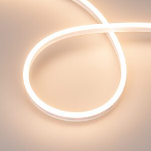 Гибкий неон AURORA-PS-A120-6x12mm, 24V, IP65, Блистер 5м, Тёплый белый 3000К, Arlight