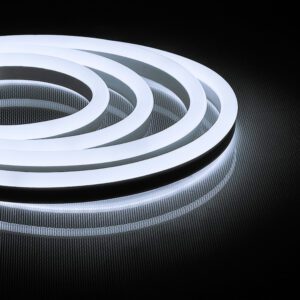 Гибкий неон 15x25мм, 220V, 144led/m, SMD2835, IP67, Дневной белый 4000К, LS721, Feron