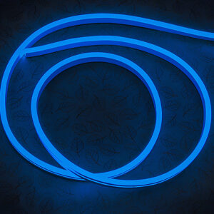 Гибкий неон 6x12мм, 12V, 120led/m, SMD2835, IP65, Резка 25мм, Синий, LP