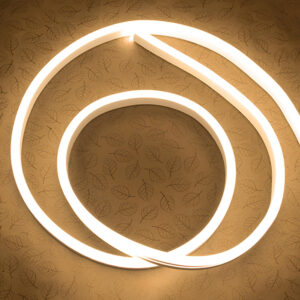 Гибкий неон 8x16мм, 12V, 120led/m, SMD2835, IP65, Резка 25мм, Тёплый белый 3000К, LP