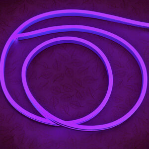 Гибкий неон 6x12мм, 12V, 120led/m, SMD2835, IP65, Резка 25мм, Фиолетовый, LP