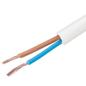 Провод ШВВП 2х0.75мм², Белый, Альгиз К