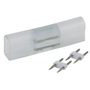 Соединитель прямой, удлинённый для неона 8х16мм, 220V, LP