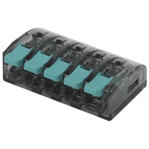 Универсально-компактная клемма 221-415, 5х0.5/0.8-4/2.25мм², Прозрачный, ЭРА