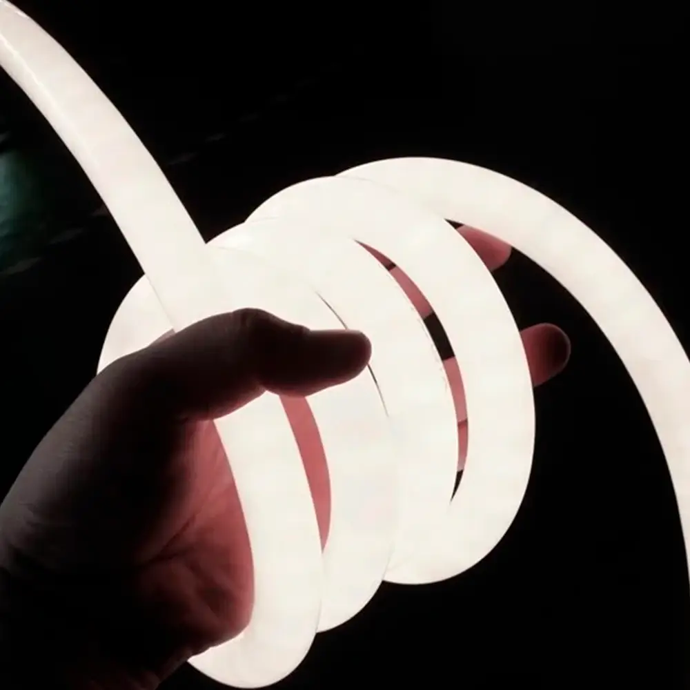 Гибкий неон холодный белый