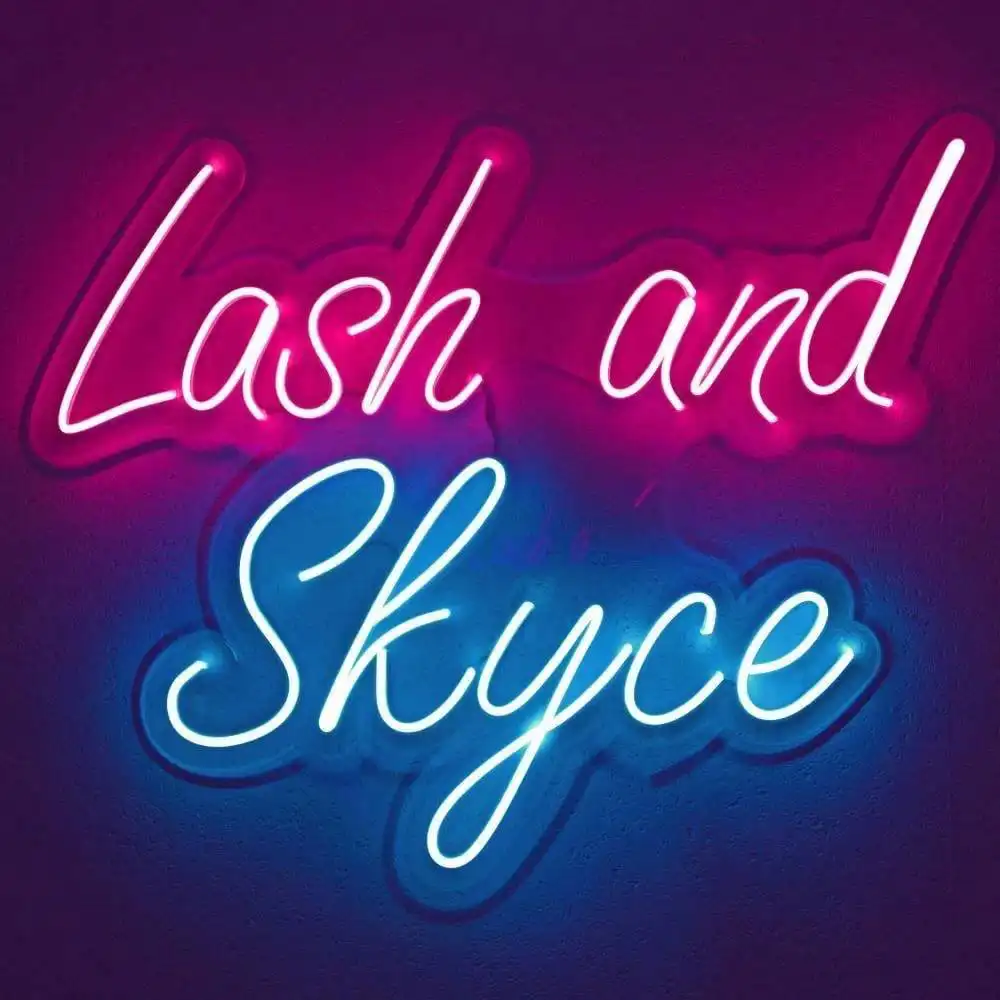 Неоновая вывеска для салона красоты