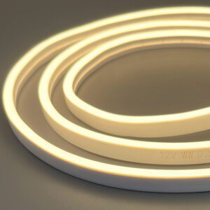 Гибкий неон 6x12мм, 12V, 120led/m, SMD2835, IP65, Резка 10мм, Тёплый белый 3000К, LP