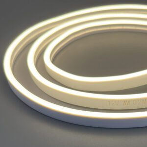 Гибкий неон 6x12мм, 12V, 120led/m, SMD2835, IP65, Резка 10мм, Дневной белый 4000К, LP