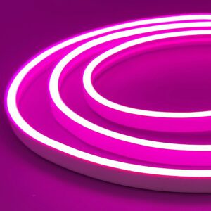 Гибкий неон 6x12мм, 12V, 120led/m, SMD2835, IP65, Резка 10мм, Розовый, LP