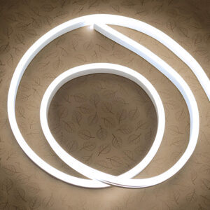 Гибкий неон 8x16мм, 12V, 120led/m, SMD2835, IP65, Резка 25мм, Дневной белый 4000К, LP