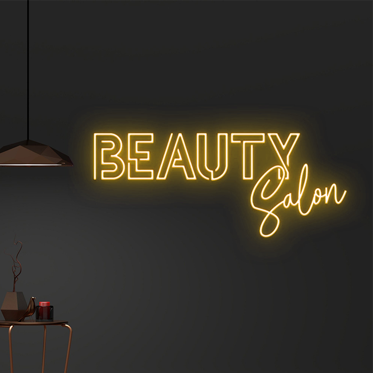 неоновая вывеска для парикмахерской