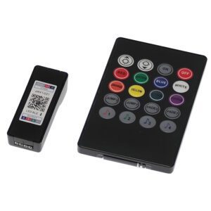 Контроллер-RGB P37 (5-24V, 30-144W, IR, Bluetooth, ПДУ), ICLED