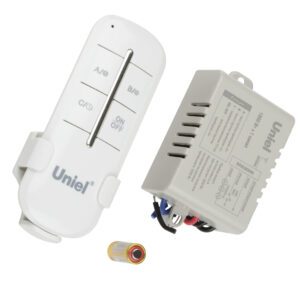 Выключатель дистанционный UCH-P005-G1 (230V, 1000W, 1 зона, 433MHz, ПДУ), Uniel