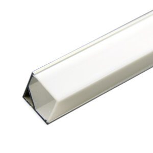 Угловой алюминиевый профиль с рассеивателем для светодиодной ленты 975-2000 ANOD