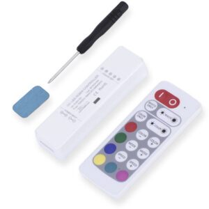 Контроллер-RGBW P813 (5-24V, 70-336W, 2.4GHz, ПДУ), ICLED