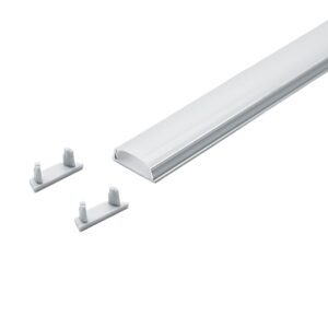 Комплект гибкого накладного алюминиевого профиля для светодиодной ленты, CAB264, Feron