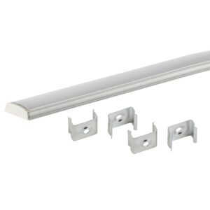 Комплект гибкого накладного алюминиевого профиля для светодиодной ленты, CAB291, ЭРА