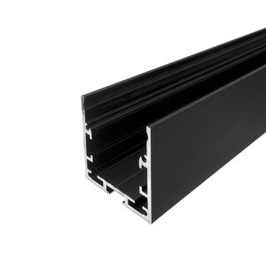 Накладной алюминиевый профиль для светодиодной ленты LP-LP-3535-2 Чёрный ANOD