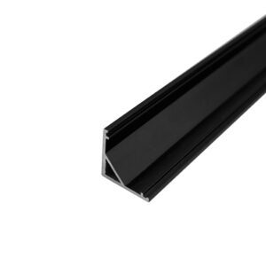 Угловой алюминиевый профиль для светодиодной ленты LP-LPSU-1616-2 Чёрный ANOD