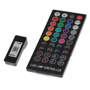 Контроллер-RGB P38 (5-24V, 30-144W, IR, Bluetooth, ПДУ), ICLED