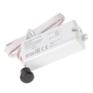 ИК-выключатель ST123 (230V, 500/200W, 5см, 30°, IR, DOOR, IP20), Чёрный, ICLED
