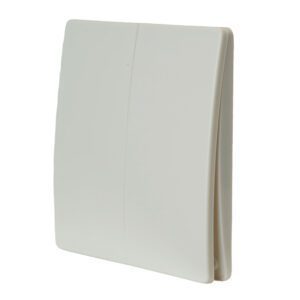 Панель выключателя TM92 (2 зоны, Kinetic, 433MHz, IP65), Белый, Feron