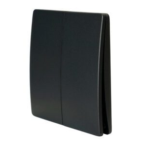 Панель выключателя TM92 (2 зоны, Kinetic, 433MHz, IP65), Графит, Feron