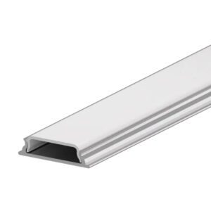 Накладной гибкий алюминиевый профиль с рассеивателем для светодиодной ленты LPK-1705-2000, LP