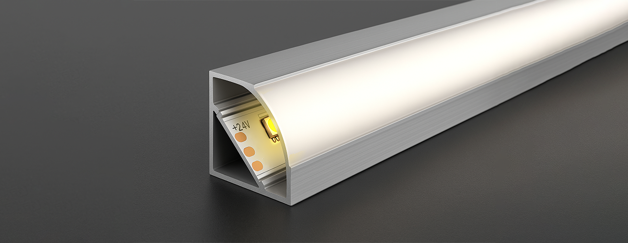 угловой профиль для ленты светодиодной