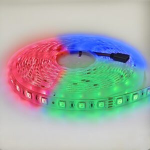 Светодиодная лента SMD 5050, 60led/m, 14.4W/m, 24V, IP65, Standart, RGB, LP