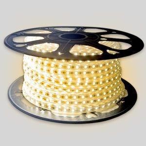 Светодиодная лента SMD 5050, 60led/m, 14.4W/m, 220V, IP67, Standart, Тёплый белый 3000К, LP