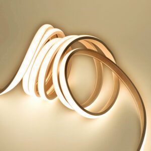 Светодиодная лента COB, 288led/m, 10W/m, 220V, IP65, Standart, Тёплый белый 3000К, LP