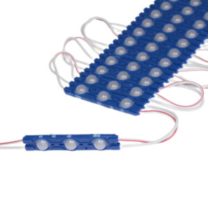 Светодиодный модуль SMD6011, 12V, 1.5W, 3Led, 150lm, IP65, Синий, ICLED