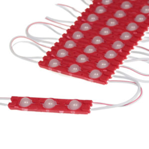 Светодиодный модуль SMD6011, 12V, 1.5W, 3Led, 150lm, IP65, Красный, ICLED