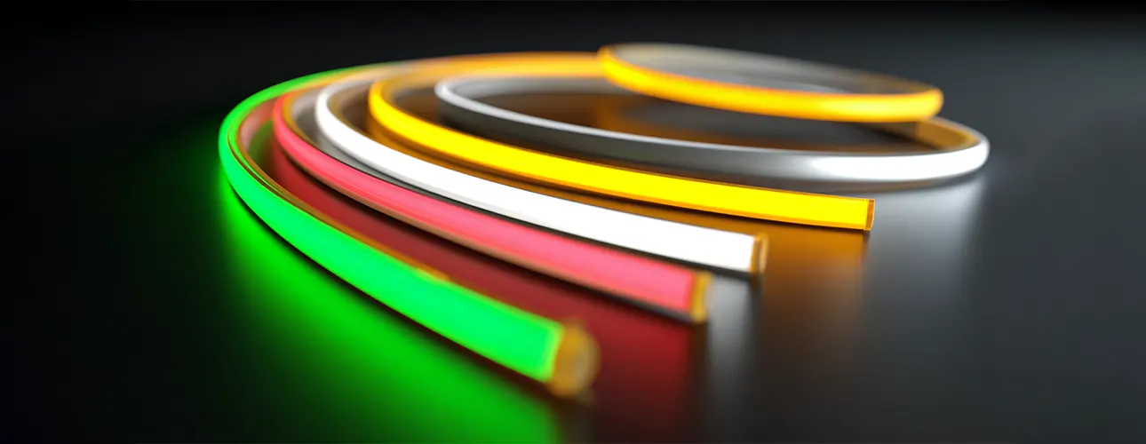 цвета свечения гибкого неона