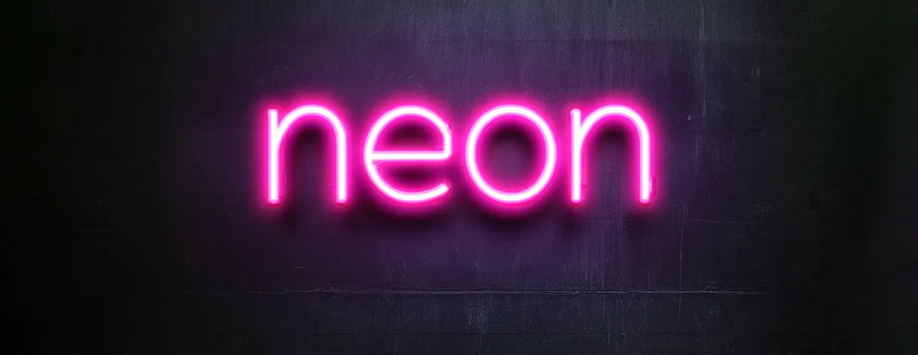 вывеска из гибкого неона