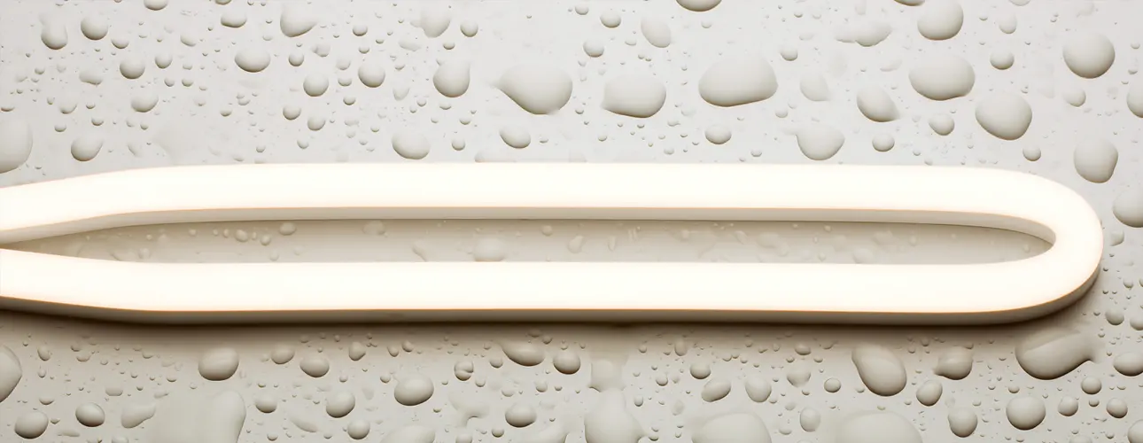 защита гибкого неона от воды