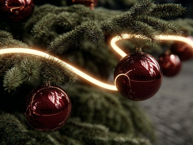 Новогоднее оформление дома и витрин с помощью LED лент и гибкого неона